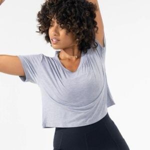 Popflex explore tee - grey. Size S